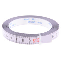 Miter Saw Track Tape Measure Adhesive Metric Ruler Middle(2.5M-0-2.5M)