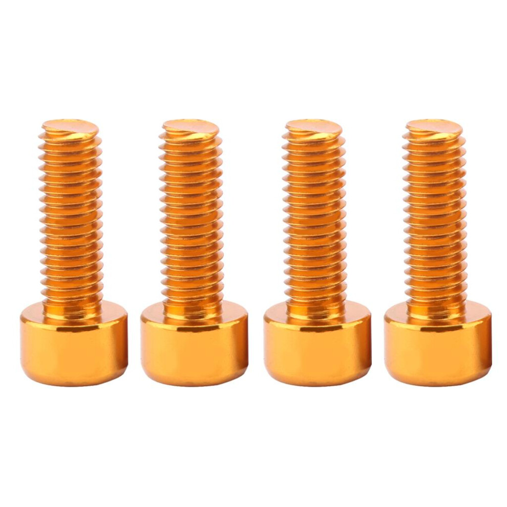 4Pcs Aluminum Alloy Bike Water Bottle Cage Bolts Holder Socket Screws 6902696600066