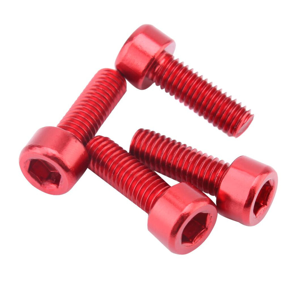 4Pcs Aluminum Alloy Bike Water Bottle Cage Bolts Holder Socket Screws 6902696596000