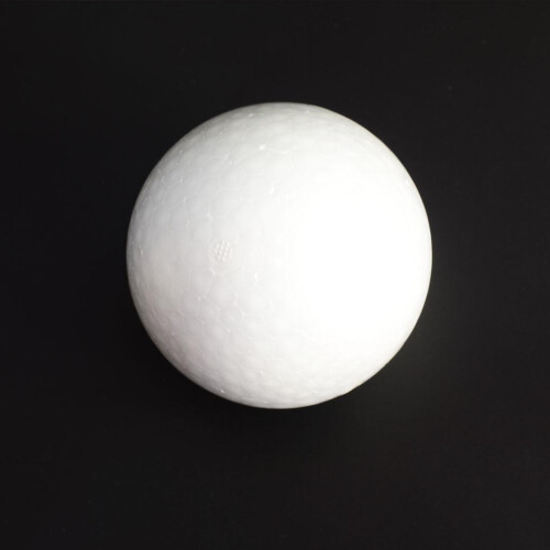 120mm White Modelling Craft Polystyrene Solid Foam Balls DIY Decor