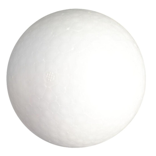 120mm White Modelling Craft Polystyrene Solid Foam Balls DIY Decor 2