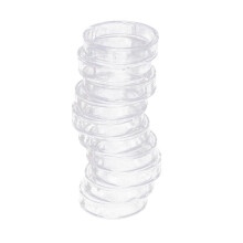 20pcs Clear Round Plastic Coin Capsules Container Storage Holder Case