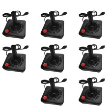 8X Gaming Joystick Controller for  2600 Game Rocker with 4-Way Lever and Single Action Button Retro Gamepad