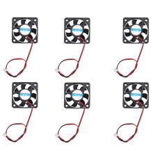 6Stck 50mm x 50mm x 10mm 5010  12V 0.1A 2Pin Buerstenlos Kuehlventilator