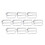 10pcs Alloy Replacement Bra Strap Slide Hook Fig 9 Lingerie Adjuster 2 3