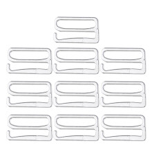 10pcs Alloy Replacement Bra Strap Slide Hook Fig 9 Lingerie Adjuster 1