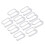 10pcs Alloy Replacement Bra Strap Slide Hook Fig 9 Lingerie Adjuster 2 1