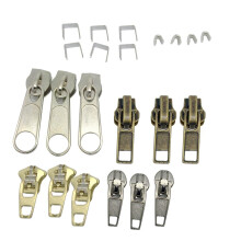 22 Pieces Mixed Zipper Repair Kit Zip Slider Stop Replacement Fix Your