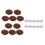 10 Sets Metal Press Stud Snap Button Fastener for Leather Craft Copper 3