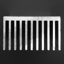 2X Silver Tone Aluminium Radiator Heatsink Heat Sink 100X50X30mm