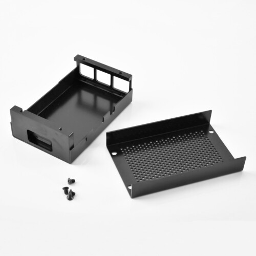 2X Raspberry Pi 3 Model B+ Case Aluminum Case Case Compatible with Raspberry Pi 3 Model B Also(Black) 1