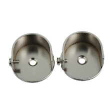 2x Recess Bracket Curtain Rail Support Curtain Pole Bracket Wall Mount