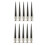 10pcs Rivet Cone Studs Rock Spikes Spots Leather Craft DIY Silver 1