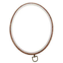 Plastic Oval Cross Stitch Hoops Needlework Embroidery Sewing Hoop 22x2