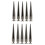10pcs Rivet Cone Studs Rock Spikes Spots Leather Craft DIY Grey Black 2