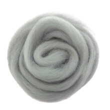 10g Soft Wool Roving Felting Wool for DIY Needle Felting Craft Grey