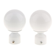 22mm Curtain Pole Recess Bracket Curtain Rod Bracket Finials Type 3 -