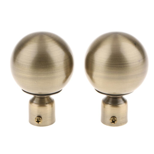 22mm Curtain Pole Recess Bracket Curtain Rod Bracket Finials Type 3 -