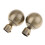 22mm Curtain Pole Recess Bracket Curtain Rod Bracket Finials Type 3 - 3