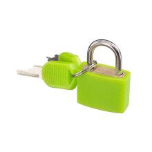 Small Padlock with Two Keys for Luggage Suitcase Bag Green