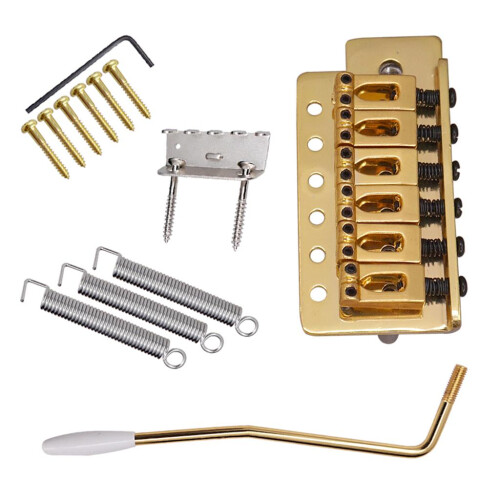 6 String Flat Saddle Tremolo Bridge System for FD ST Electric Guitar