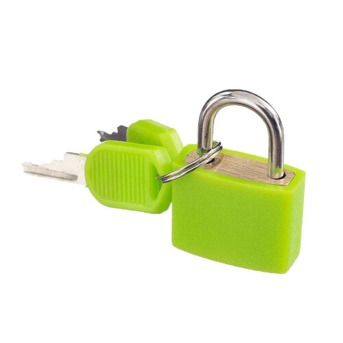 Small Padlock with Two Keys for Luggage Suitcase Bag Green 2