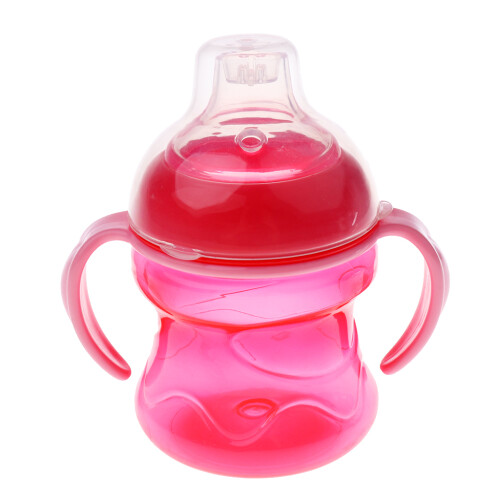 200 ML No-Spill Super Spout Grip Sippy Cups Style 2-Red