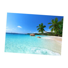 Aquarium Single-sided Adhesive Poster Background Sticker Sandbeach 122