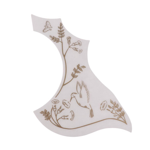 Adhesive Acoustic Guitar Pickguard Scratch Plate White