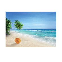 Aquarium Landscape Poster Fish Tank Beach Background Backdrop Sticker
