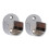 2x Recess Bracket Curtain Rail Support Curtain Pole Bracket Wall Mount 1