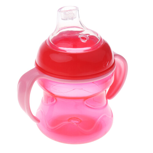 200 ML No-Spill Super Spout Grip Sippy Cups Style 2-Red 2