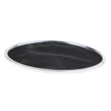 1 Piece Bass Drum Head Double Layer Silent Mute Drum Skin Black 10inch