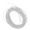 5 Meters Plastic Beads Beaded Ribbon Trim String for Wedding 1.5mm Sil 1