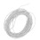 5 Meters Plastic Beads Beaded Ribbon Trim String for Wedding 1.5mm Sil 2