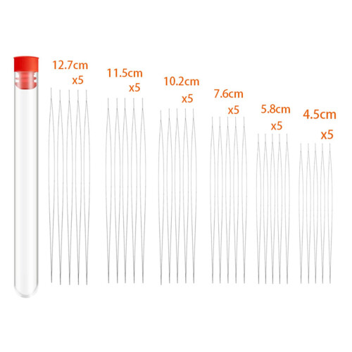 Beading Needles Assorted Size Necklace Threading Tool Thin Needle 30pc 1