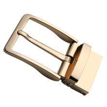 Men Reversible Alloy Belt Buckle Single Prong Rectangular Pin Buckle G
