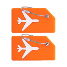 2Pcs Luggage Tags for Suitcases with Name ID Card Portable Suitcase Ta