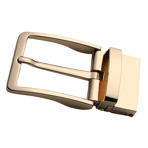 Men Reversible Alloy Belt Buckle Single Prong Rectangular Pin Buckle G 1