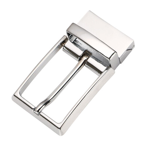 Men's Reversible Alloy Belt Buckle Single Prong Rectangular Pin Belt B 1