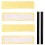 Window Cleaning Mop Cover Set Replacement Microfibre Mop Cover with 2 Rubber Lip Squeegees Highly Absorbent Window 1