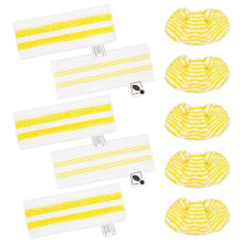 10PCS Microfibre Floor Cloth & Hand Nozzle Pads for Easyfix SC1 SC2 SC3 SC4 SC5 Steam Cleaner Microfibre Cloths