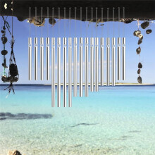 90pcs Wind Chime Tubes for Home Garden Outdoor Hanging Decorations, Tone Empty Tubes with Wind Chime