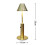 Dimmable Table Lamp Bar Decor Battery Desk Bedside  Umbrella Gold 2
