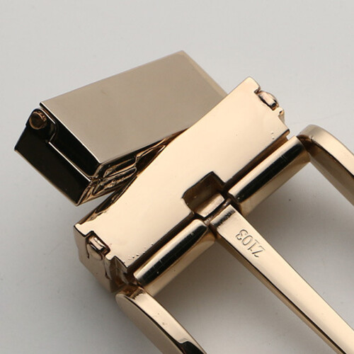 Men Reversible Alloy Belt Buckle Single Prong Rectangular Pin Buckle G 2