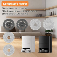 Mop Brackets for  L10s Pro Ultra Heat, X40 Ultra, X40 Master, L40 Ultra, L20 Ultra Robot Vacuum Cleaner Mop Plates