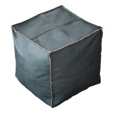 Boho Moroccan Pouf Cover Footstool Storage Ottoman Room Decor Living R