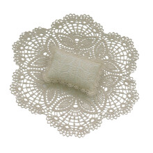 Baby Photo Props Photo Shoot Background Mat Pillow Set Lace Trim for B