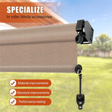 Sun Shade Replacement Parts, Cordless Crank Kit, Roller Blind Mounting Bracket,for Coolaroo Exterior Roller Shade
