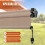 Sun Shade Replacement Parts, Cordless Crank Kit, Roller Blind Mounting Bracket,for Coolaroo Exterior Roller Shade 4